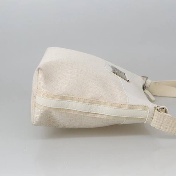 DIOR Trotter Canvas Shoulder Bag White - Picture 4 of 12